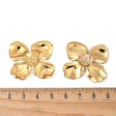 304 Stainless Steel Stud Earrings for Women EJEW-Z092-03G-03-1