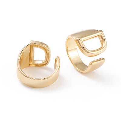 Brass Cuff Rings RJEW-L097-06D-1