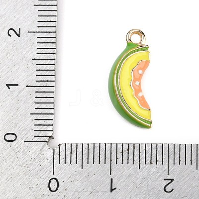 Alloy Enamel Pendants PALLOY-S059-01G-B-1
