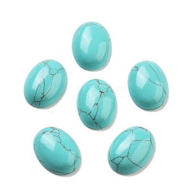 Synthetic Turquoise Cabochons G-G145-01B-50-1