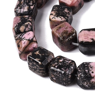 Natural Rhodonite Beads Strands G-Q608-10F-1