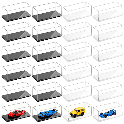 36 Bags 2 Styles Transparent Acrylic Toys Action Figures Display Boxes ODIS-WA0001-14-1