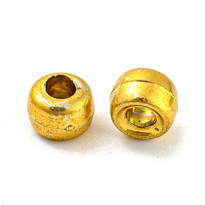 Plated Acrylic European Beads MACR-ZX016-B01-1