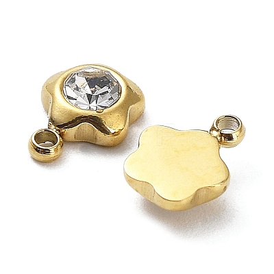 Ion Plating(IP) 304 Stainless Steel Charms STAS-Q254-31G-1