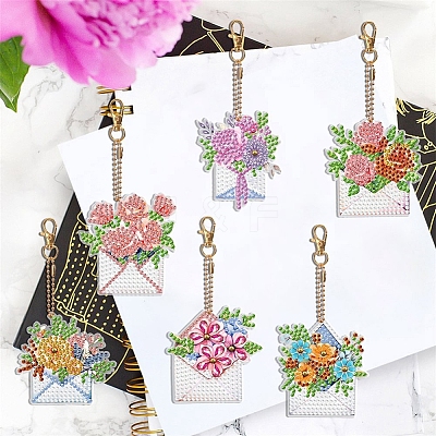 Flower Envelope DIY Pendant Decoration Kit PW-WG51724-01-1