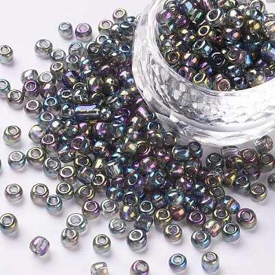 6/0 Round Glass Seed Beads SEED-US0003-4mm-172-1