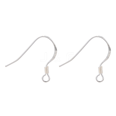 925 Sterling Silver Earring Hooks STER-K167-049B-S-1