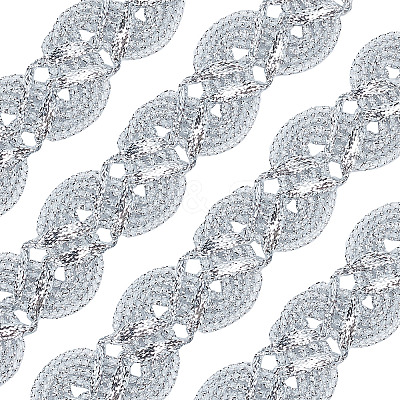 Metallic Lace Trim OCOR-WH0071-032A-1