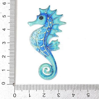 Printed Acrylic Big Pendants X-MACR-I041-01-1