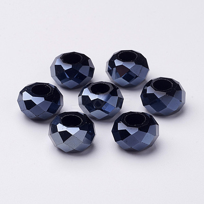 Handmade Crystal European Beads X-GPDL9Y-27-1