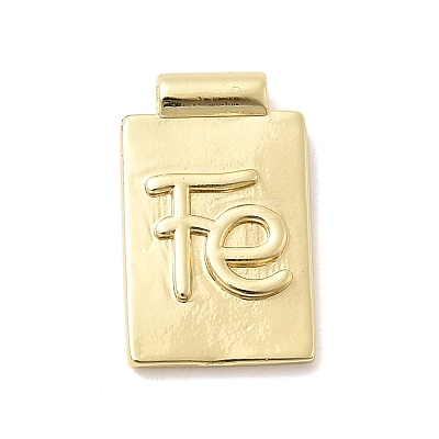 Brass Pendants KK-C137-02G-02-1