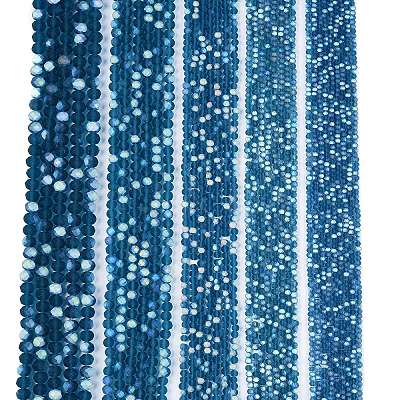 Transparent Glass Beads Strands EGLA-A044-T4mm-MB27-1