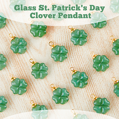 60Pcs Glass Charms GLAA-DC0001-08-1