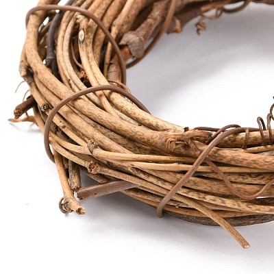 Circle Shape Rattan Vine Branch Wreath Hoop DIY-B022-01A-1
