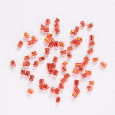 Two Cut Glass Seed Beads CSDB25B-1