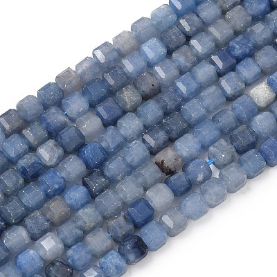 Natural Blue Aventurine Beads Strands G-F797-A24-01-1