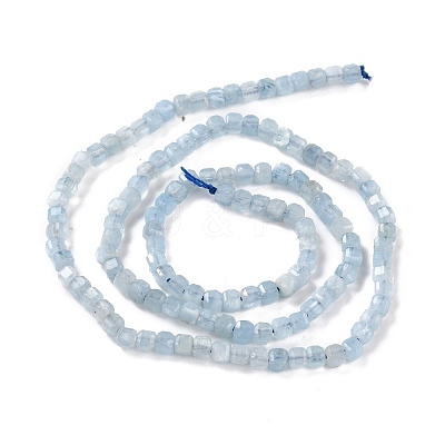 Natural Aquamarine Beads Strands G-K315-A01-1