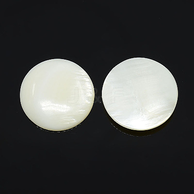 Half Round/Dome Freshwater Shell Cabochon PBB236Y-1