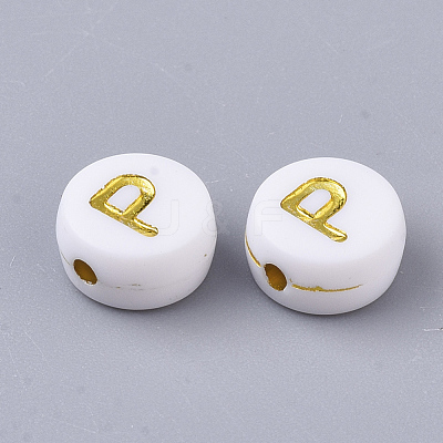 Plating Acrylic Beads X-PACR-R242-01P-1