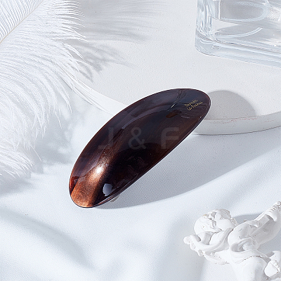 1Pc Resin and Iron Hair Barrettes PHAR-LP0004-16D-1