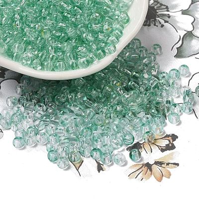 Transparent Colours Glass Round Beads SEED-F006-05A-02-1