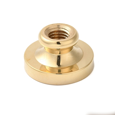 Golden Tone Wax Seal Brass Stamp Heads AJEW-U008-03G-19-1