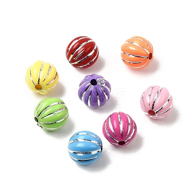Opaque Acrylic Beads OACR-A044-02A-1