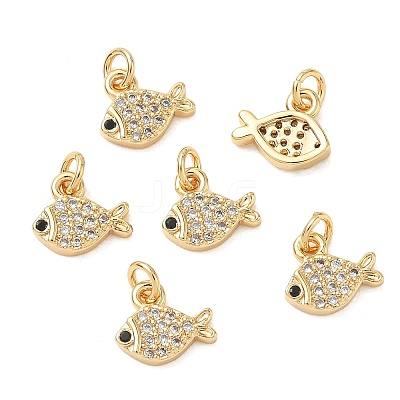 SHEGRACE Brass Micro Pave Cubic Zirconia Pendants XGRQ3D763-488G-1