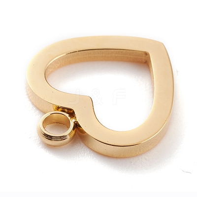 Ion Plating(IP) 304 Stainless Steel Charms STAS-Y002-04G-1