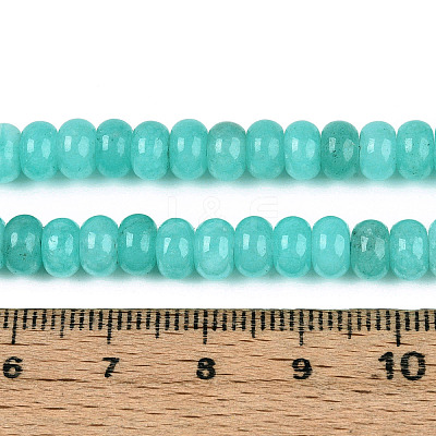 Dyed Natural White Jade Beads Strands G-T139-59A-10-1