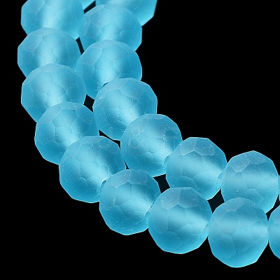Transparent Glass Beads Strands EGLA-A034-T2mm-MD08-1
