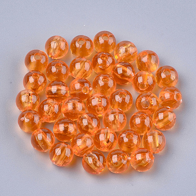 Transparent Plastic Beads KY-T005-6mm-633-1