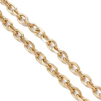 304 Stainless Steel Cable Chain Purse Chains AJEW-BA00159-03-1