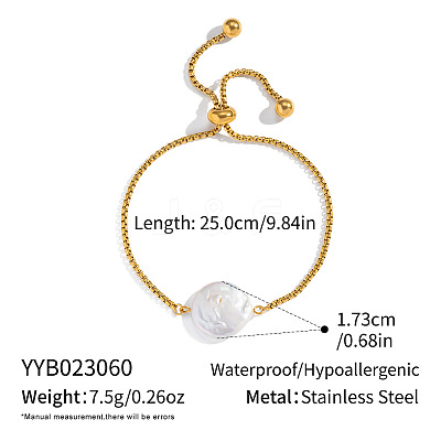 Elegant Adjustable 304 Stainless Steel Box Chain Bracelets LS-SX2805-1-1