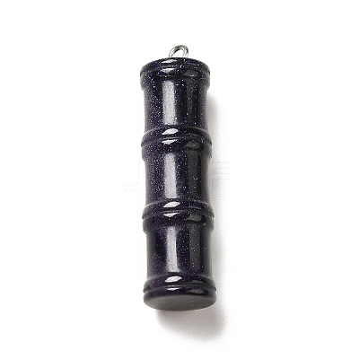 Synthetic Blue Goldstone Pendants G-I340-A26-1