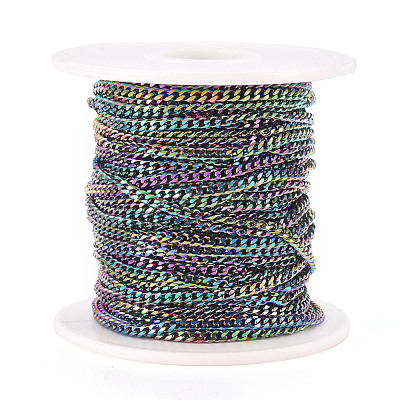 Ion Plating(IP) 304 Stainless Steel Twisted Chains CHS-D028-03M-B01-1