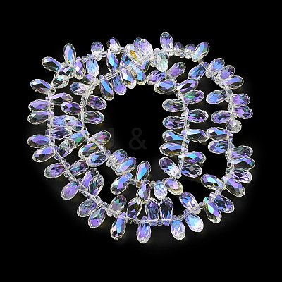 Electroplate Glass Beads Strands EGLA-B006-01A-FR03-1