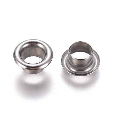 Tarnish Resistant European Style 201 Stainless Steel Eyelet Core X-STAS-E474-09B-P-1