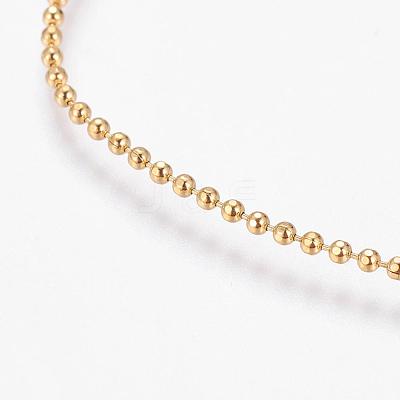 Eco-Friendly Rack Plating Brass Chain Necklaces MAK-G002-06G-C-FF-1