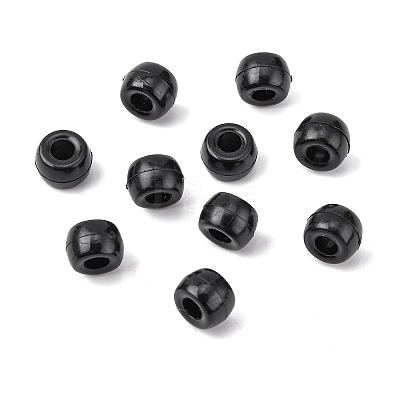 Opaque Acrylic European Beads MACR-ZX016-A01-1