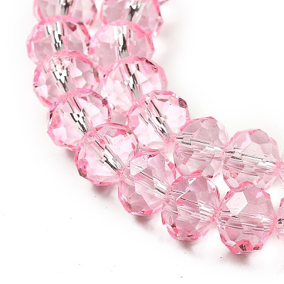 Transparent Baking Paint Glass Beads X1-DGLA-A034-T8mm-D09-1