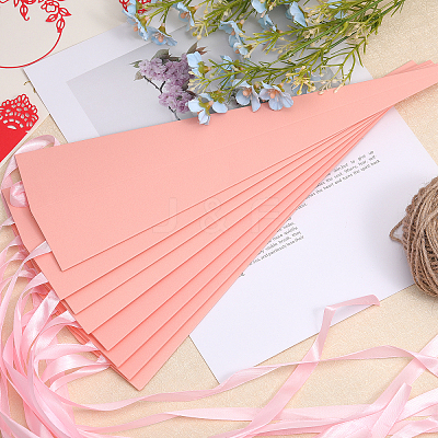 Cone Iridescent Paper Single Rose Packaging Gift Boxes LS-CON-WH0085-50B-1