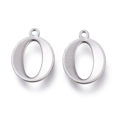 Non-Tarnish 304 Stainless Steel Charms X-STAS-H112-O-P-1
