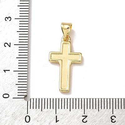 Venezuelan Brass Enamel Pendants KK-P352-01A-G-1
