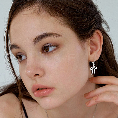 10Pcs Brass Cubic Zirconia Leverback Earring Findings KK-BBC0024-29-1