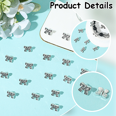 120Pcs Alloy Spacer Beads FIND-SC0017-97-1