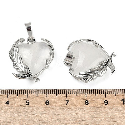 Natural Quartz Crystal Pendants G-Q025-01P-02-1