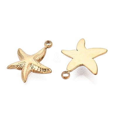 304 Stainless Steel Charms STAS-N125-24A-G-1