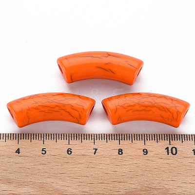 Opaque Crackle Acrylic Beads MACR-S372-001N-008-1