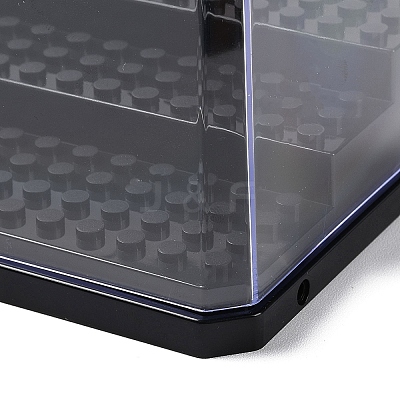 (Defective Closeout Sale: Scratched) 3-Tier Transparent Acrylic Mini Building Block Presentation Boxes ODIS-XCP0001-22-1